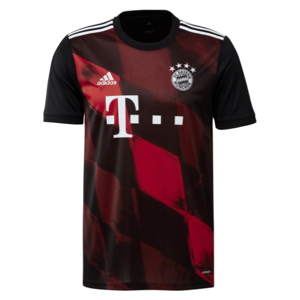 Camiseta Bayern Munich Replica Tercera Ropa 2020/21 Rojo